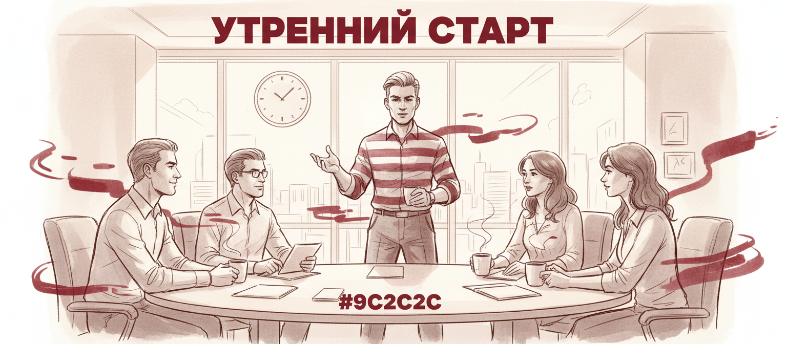 Утренняя планёрка команды